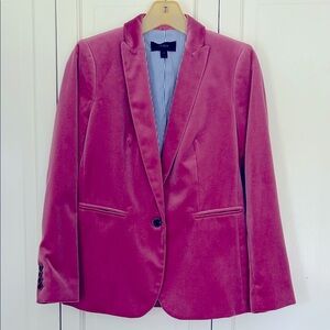 Women's Pink Velvet Blazer size 2